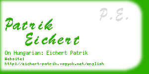 patrik eichert business card